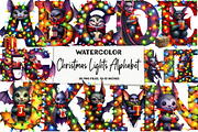 Christmas Lights Alphabet Sublimatio, an Illustration by DreamArtGraphic (Thumbnail 1 of 5)