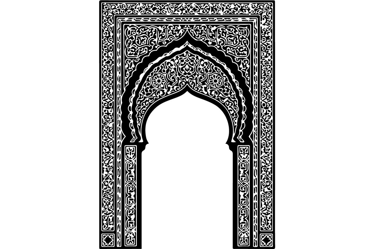 Islamic Arch Ornament Set, an Object Graphic by Creativeshirt (Photo 17 of 18)