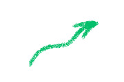 Crayon Doodle Chalk Arrow Sign, an Object Illustration by Elena Pimukova (Thumbnail 23 of 27)