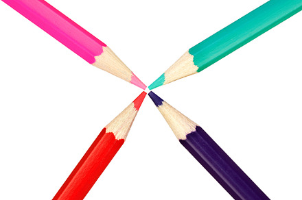 Colored pencils row, a School & Education Photo by José Manuel Gelpi