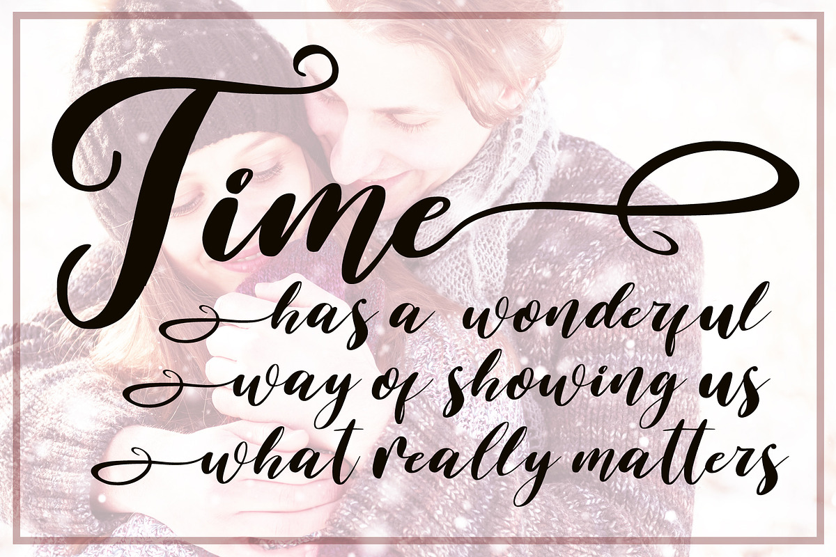 Bridgia Valentine, a Script Font by Aldedesign (Photo 8 of 9)