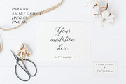 Landscape card mock up - crd235, a Print Template by L'Aura Studio (Thumbnail 1 of 3)
