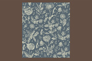 6 Seamless Flowers Roses Pattern, a Pattern Graphic by Vintage (Thumbnail 6 of 7)