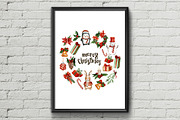 Christmas watercolor, an Illustration by Art Loft (Thumbnail 5 of 5)