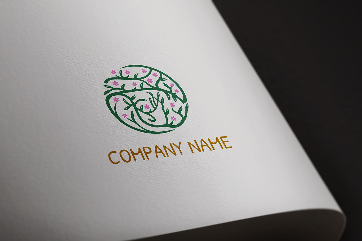 Circular Plant Logo Design, a Branding & Logo Template by HueNestify (Photo 1 of 2)