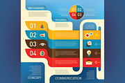 Info graphic templates., a Brochure Template by Radoman (Thumbnail 3 of 7)