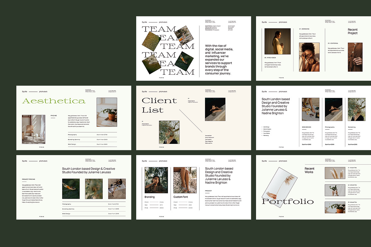 SYCILLA - Powerpoint Pitch Deck, a Presentation Template by Elokka Std. (Photo 14 of 14)