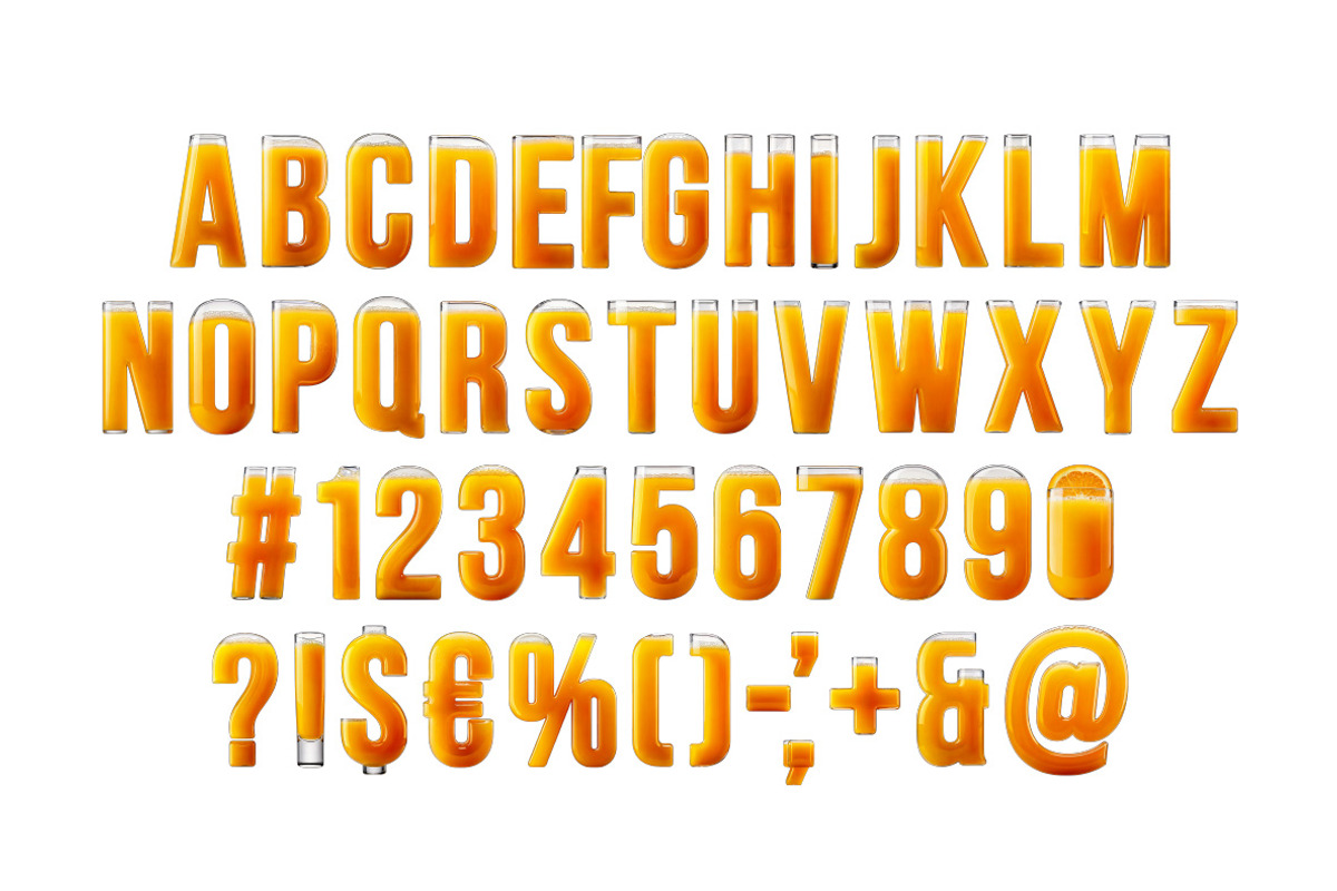 Orange Juice Font, a Sans Serif Font by Handmadefont (Photo 2 of 13)