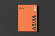 Four Fold A5 Brochure Mockup, an Advertising Mockup by Se٧enStudio (Thumbnail 3 of 16)