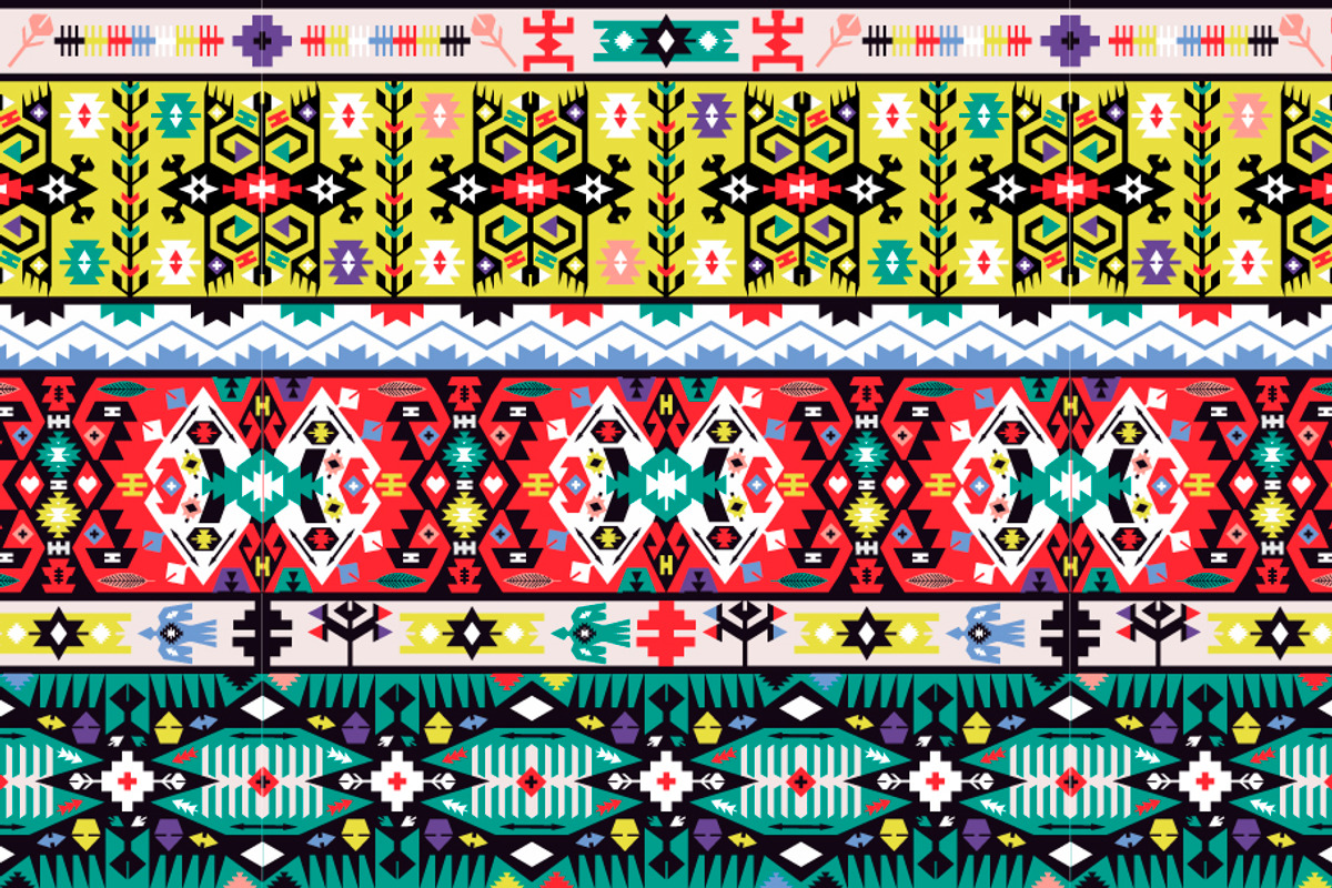 Collection of Tribal Patterns, a Pattern Graphic by tomuato (Photo 4 of 4)