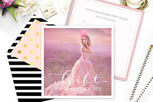 Gift Card Template for Photographers