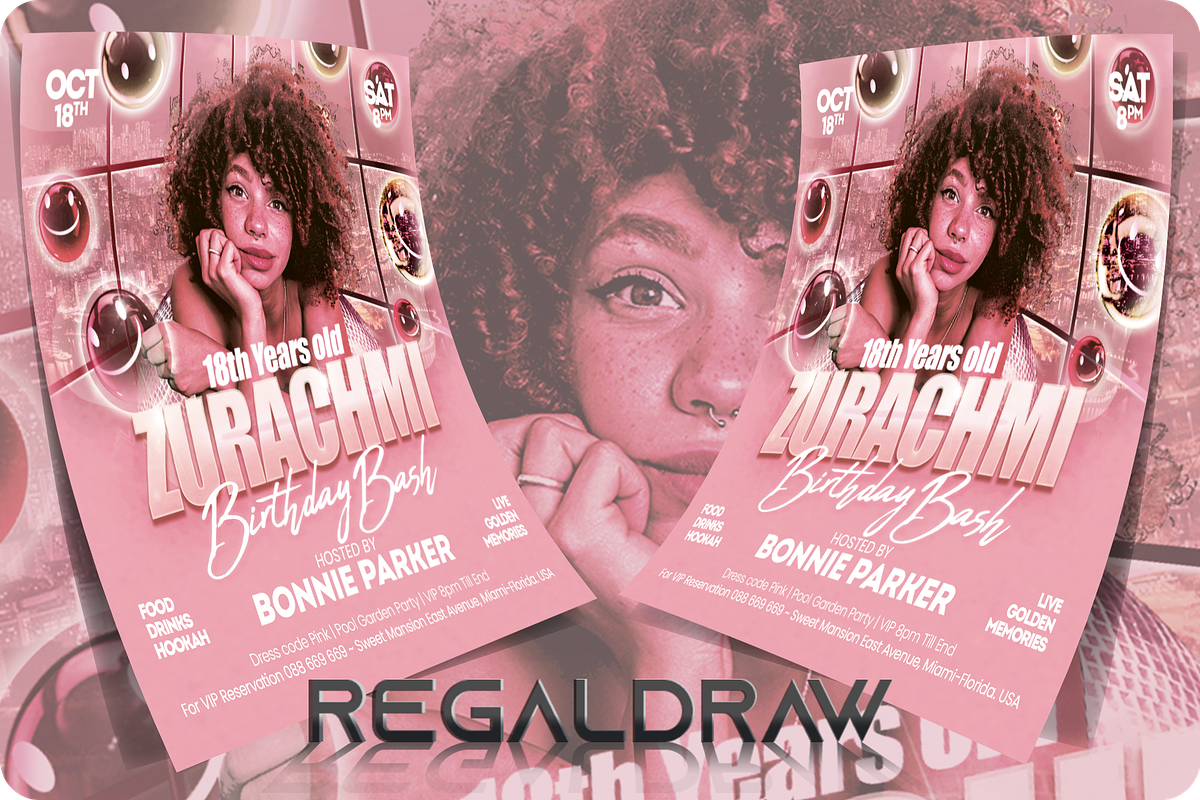 Birthday Bash Flyer preview 2