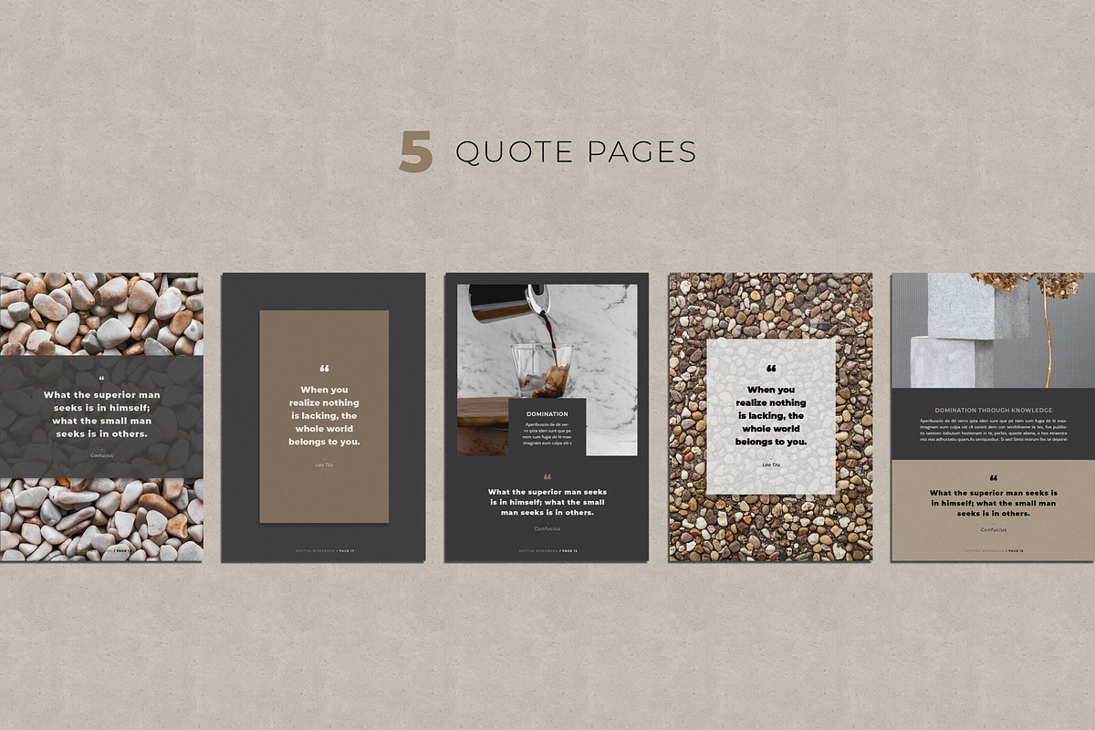 Noctua Workbook Template, a Brochure Template by SlideStation (Photo 10 of 18)