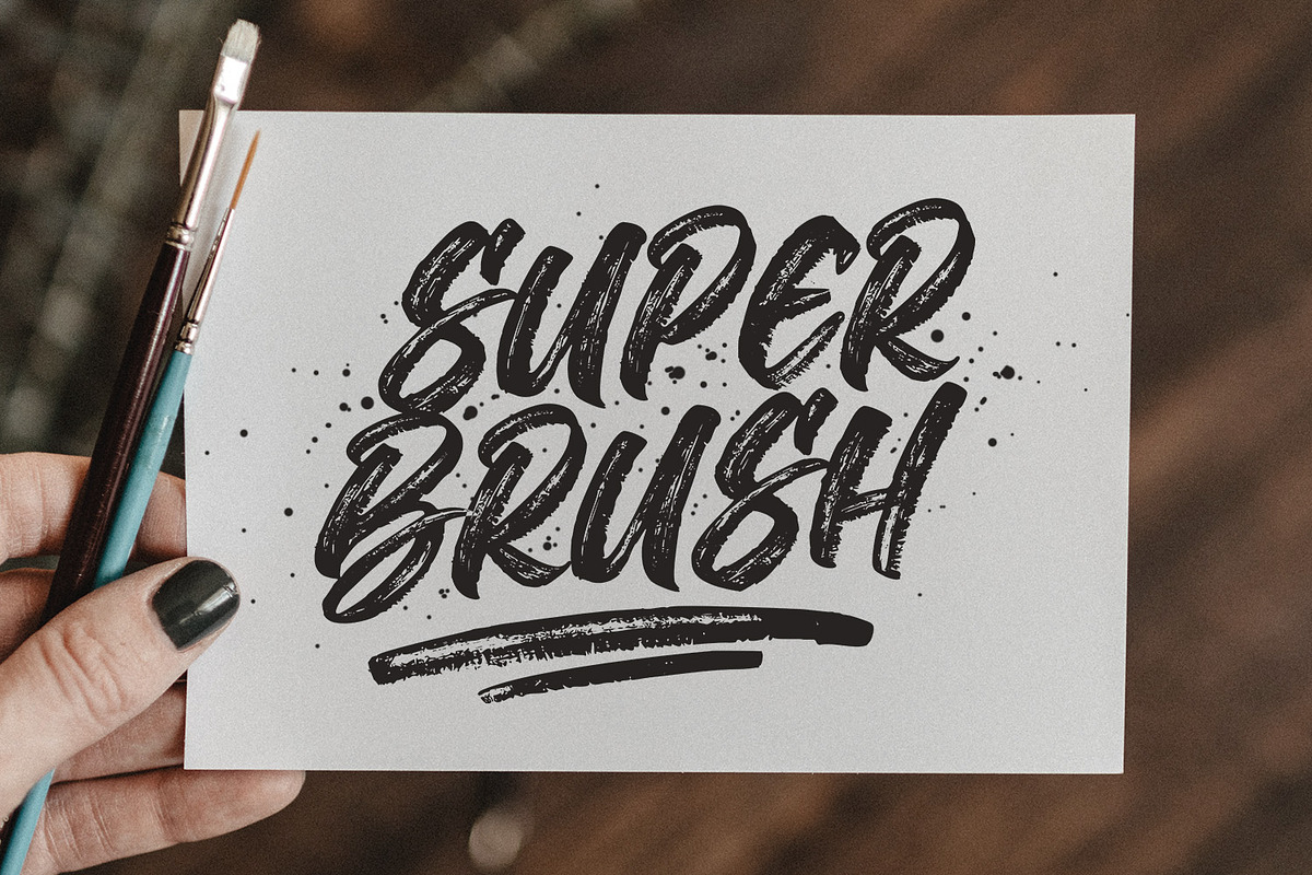 The Deliver - An Urban Brush Font, a Blackletter Font by Subectype Studio (Photo 2 of 8)