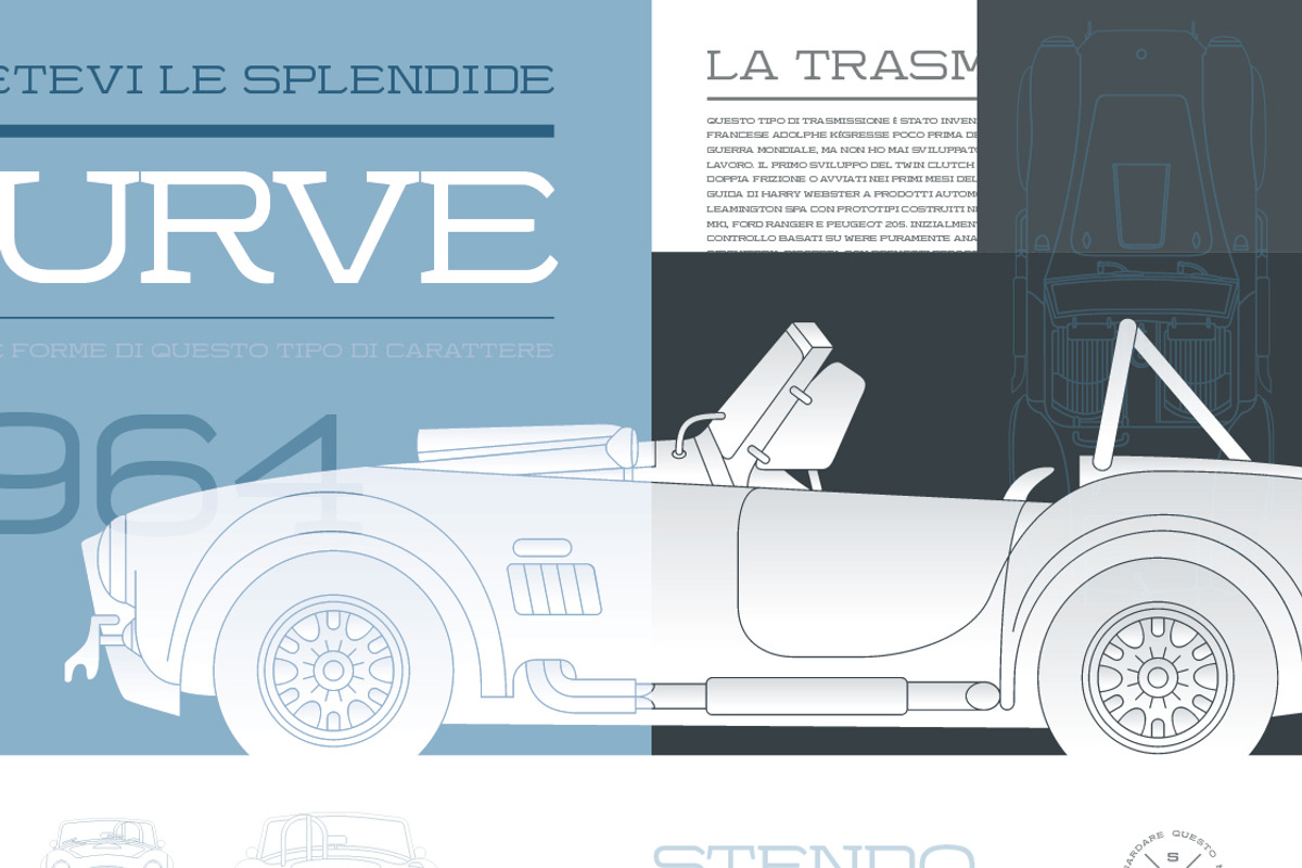 Stendo Extended Regular - Wide Font preview 3