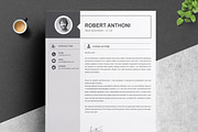 2 Pages Resume Template / CV Design, a Resume Template by ResumeInventor (Thumbnail 3 of 5)