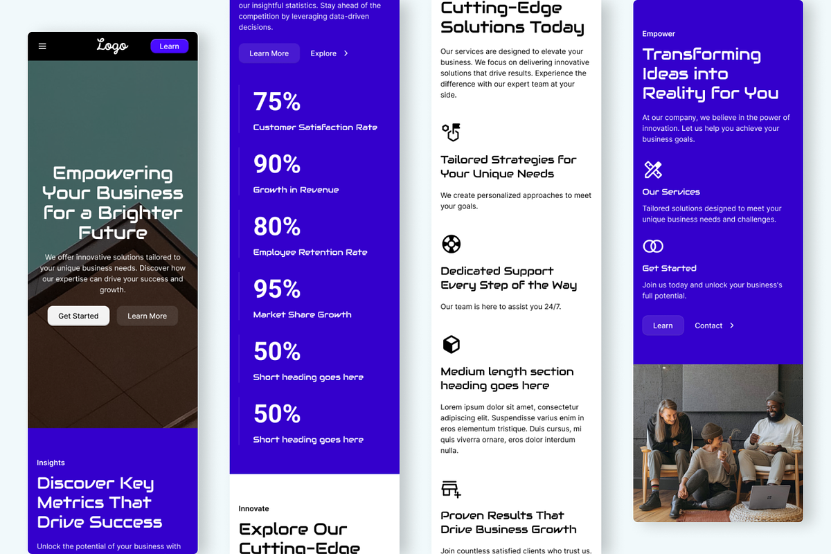Business - Landing Page Template preview 3