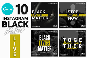 Canva instagram - Black lives matter