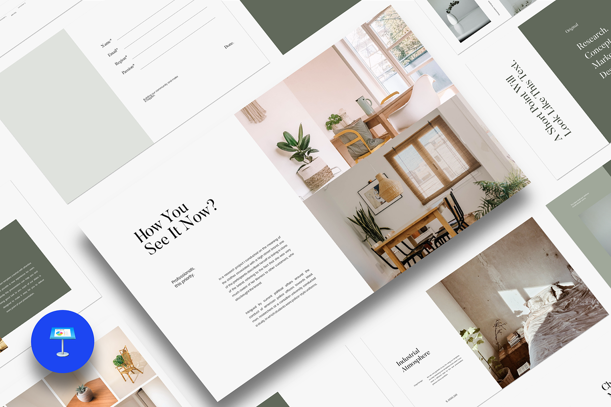 Original Interior Keynote Template, a Presentation Template by Visualin.std (Photo 1 of 12)