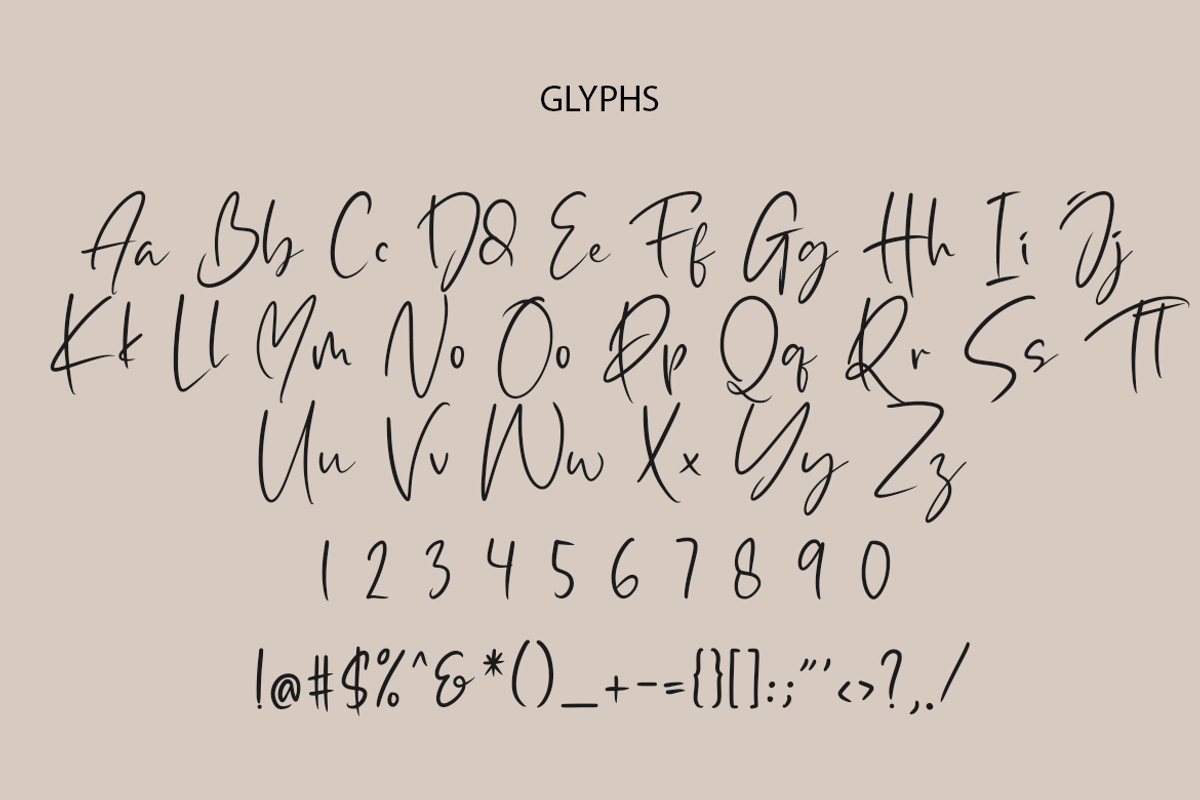 Mistady Signature Font, a Script Font by Lythcreative (Photo 7 of 7)