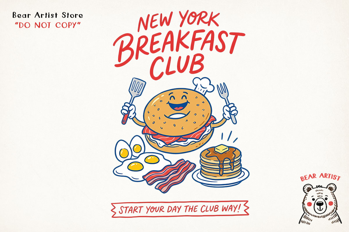 Breakfast Club, PNG Bundle, an Illustration by GlitterCraft (Photo 16 of 41)