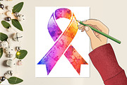 Mothers Day Ribbon Watercolor Png, an Illustration by RobertsArt (Thumbnail 6 of 7)