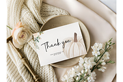 Soft Beige 5x3.5 Card Mockup, a Mockup by MockupWizard (Thumbnail 3 of 3)