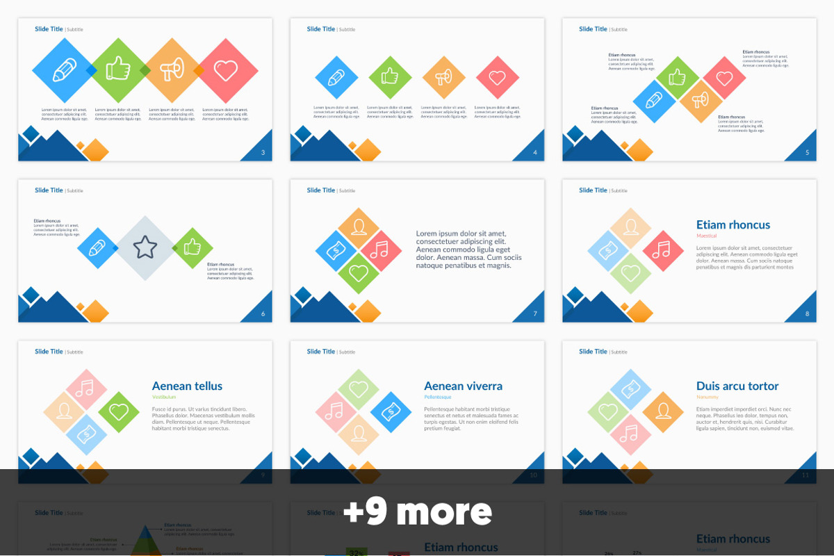 Blocks Business Presentation, a Presentation Template by Brainiart (Photo 2 of 6)