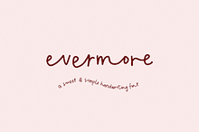 Evermore Script Font