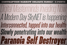 Contraption Narrow Oblique Family