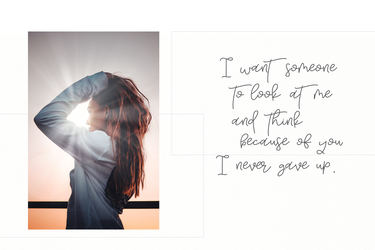 Tuesday - Handwritten Script Font preview 7