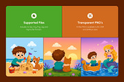 65 Story Book Flat Illustrations, an Education Illustration by Brickclay (Thumbnail 2 of 11)