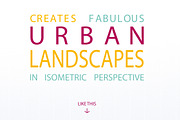 ISOMETRIC CITYwithBUILDINGS LETTERS, an Object Graphic by tur-illustration (Thumbnail 2 of 4)
