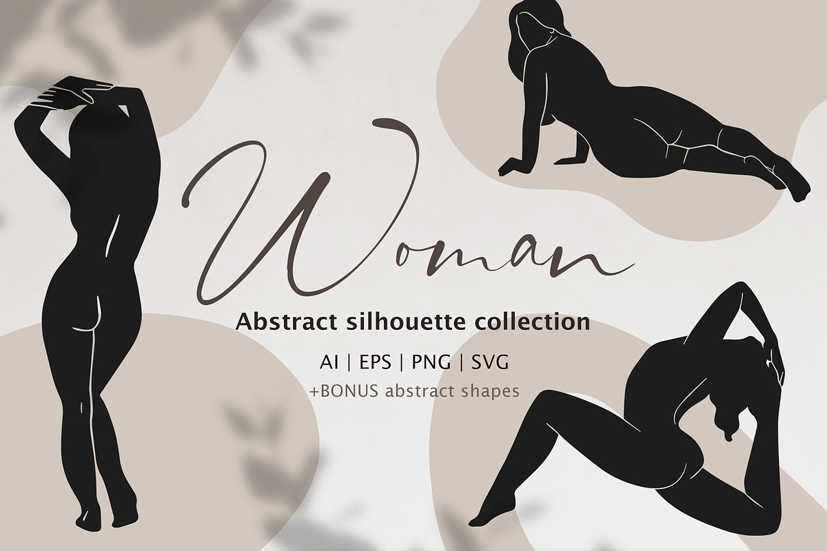 Woman Abstract Silhouette Collection, a Person Illustration by mejorana (Photo 1 of 11)