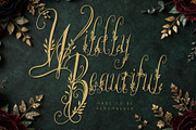 Wanderin Autumn Artisan Floral font, a Script Font by HypeWorksCo (Thumbnail 4 of 28)