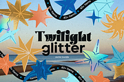 Twilight glitter. 3d vector stars, an Object Graphic by My.Ordinarty (Thumbnail 1 of 7)