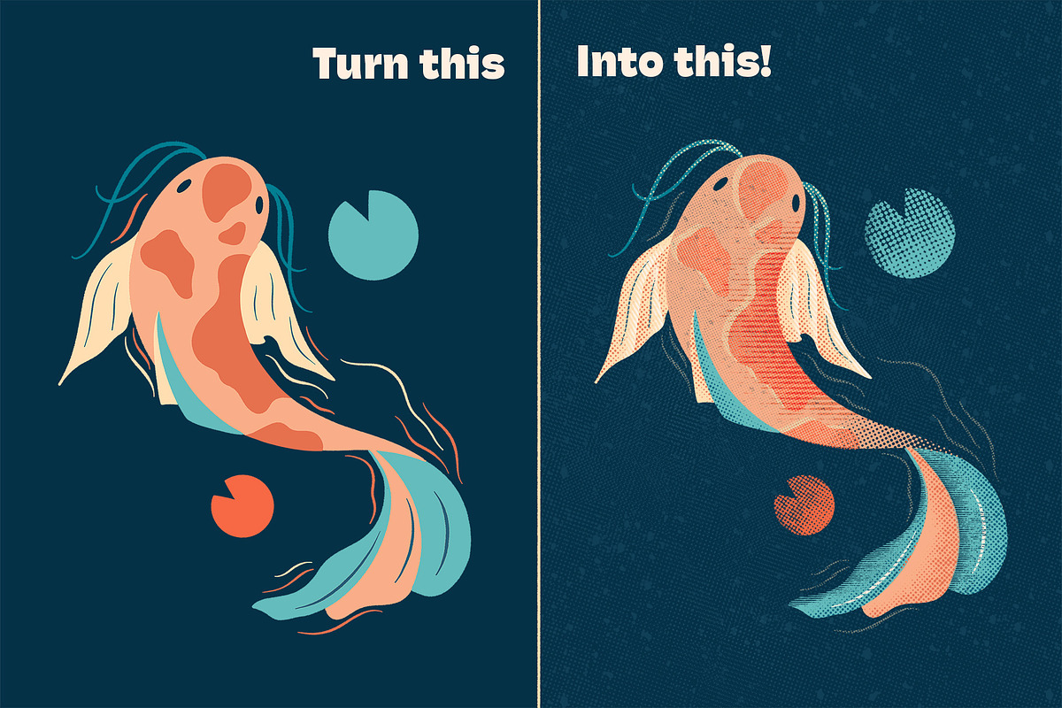Dirty Halftones Brush Set, a Brush Add-On by Shoutbam (Photo 8 of 11)