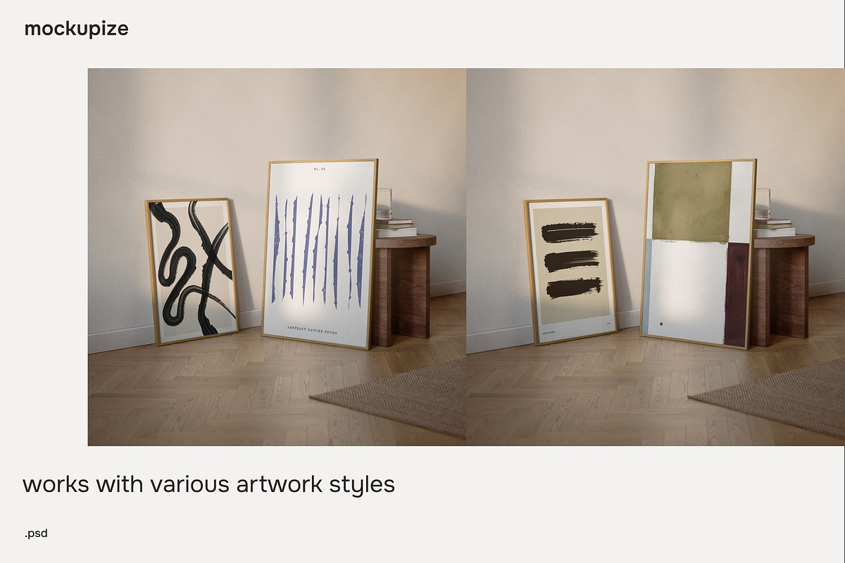 5x7 Two Frame Poster Mockup, a Household Mockup by mockupize (Photo 5 of 7)