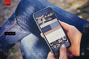 iPhone & iPad Mockup, a Product Mockup by BlackMocca (Thumbnail 1 of 11)