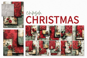 Crimson Christmas, a Decorative Illustration by rileyBgraphics