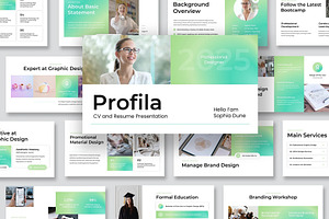 CV & Resume Powerpoint Templates, a Presentation Template by Fit-tee