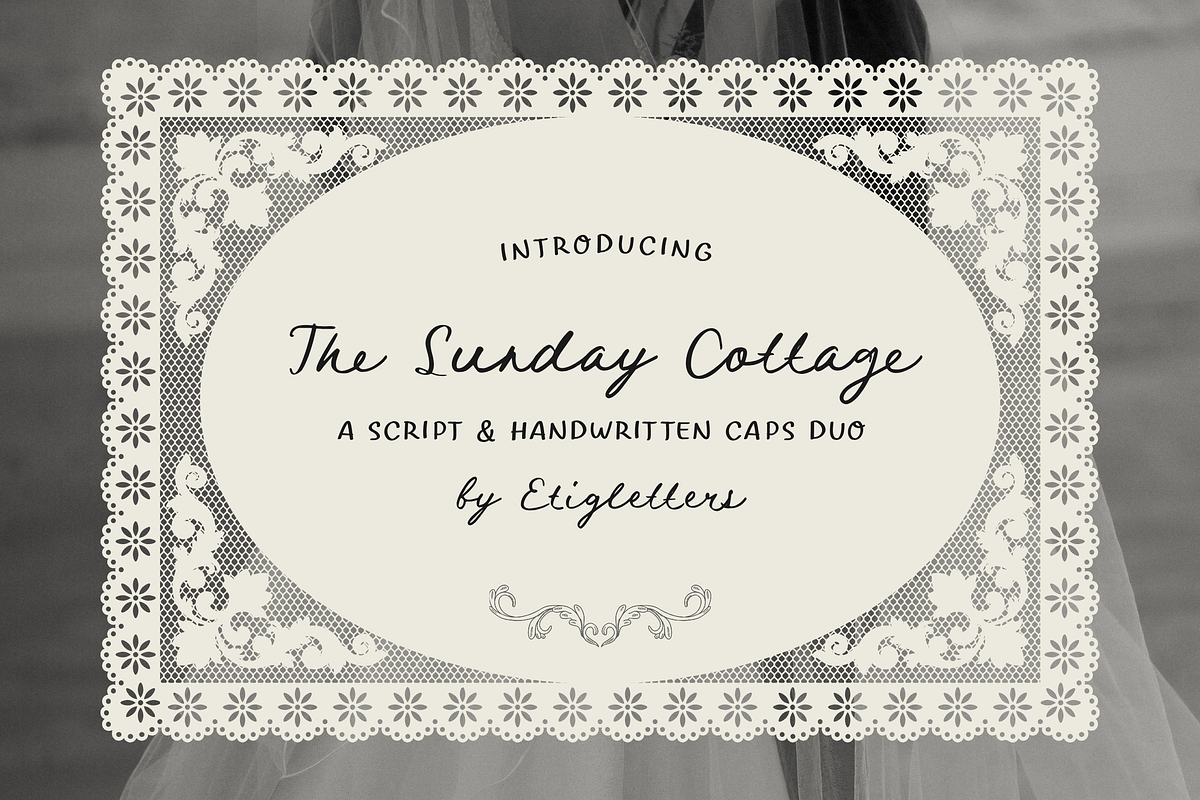 The Sunday Cottage - Handwritten Duo, a Handwritten Font by etigletters (Photo 1 of 11)