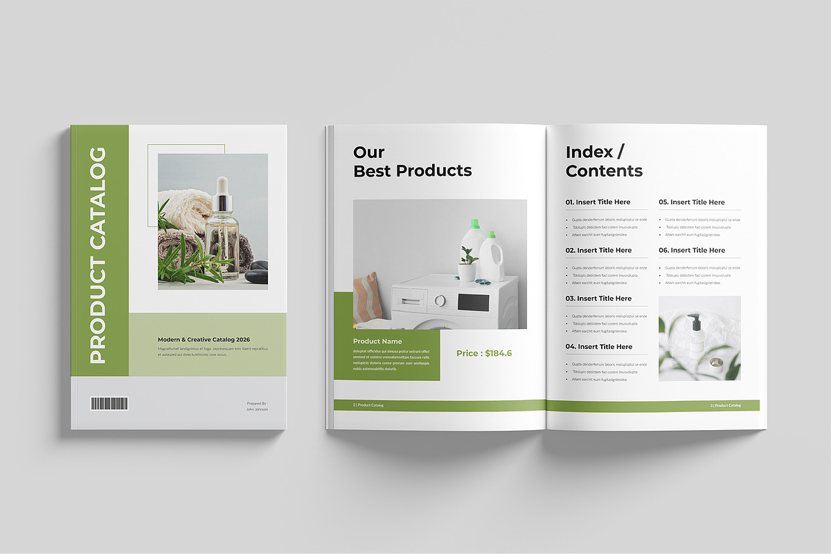 Product Catalog Brochure Template, a Brochure Template by Cleffon_Graphic_Studio (Photo 2 of 9)