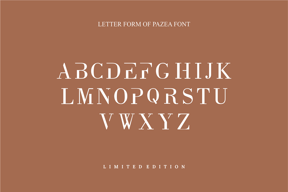 PAZEA- elegant serif font, a Serif Font by Vroz Studio (Photo 9 of 9)