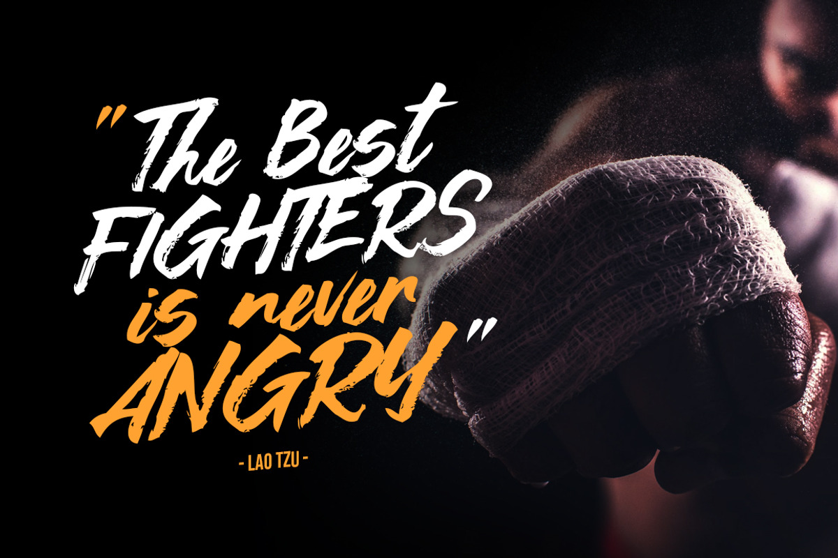 Asia Tiger Brush Font preview 2