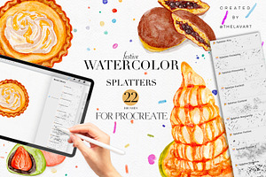 Festive Splatter Box for Procreate