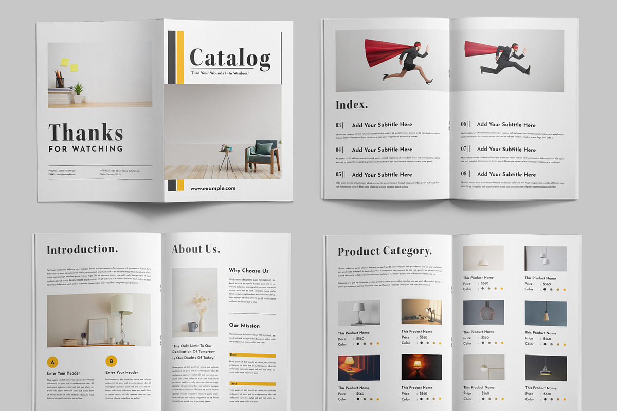 Product Catalogue, a Brochure Template by ContestDesign (Photo 2 of 3)