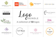 50 Premade PSD Logo Templates Bundle, a Branding & Logo Template by Studio 365 Designs (Thumbnail 1 of 4)