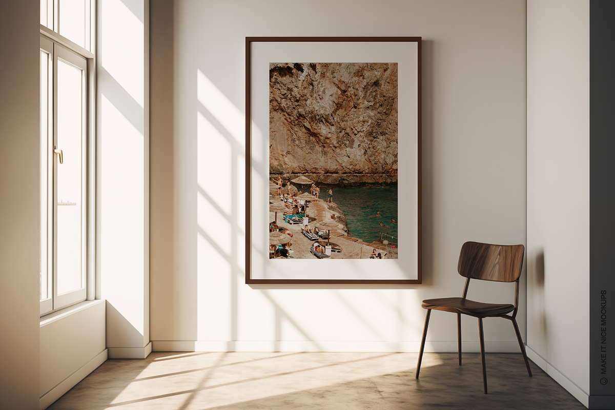 The Gallery Scene Frame Mockup, a Poster Template by makeitnicemockups (Photo 3 of 10)