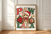 Christmas Cat Paw Prints PNG, a Seasonal Illustration by Daily.Designs (Thumbnail 5 of 5)